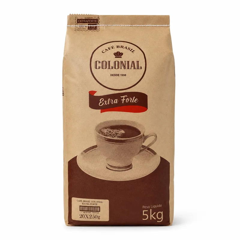 Café Brasil Colonial Extra Forte Fd5kg