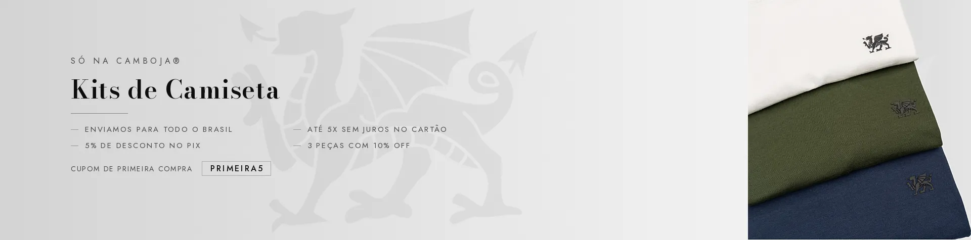 KIT CAMISETA PREMIUM