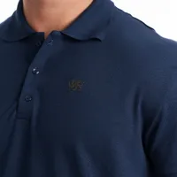 Polo Piquet  Azul Marinho - imagem 3