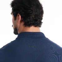 Polo Piquet  Azul Marinho - imagem 5