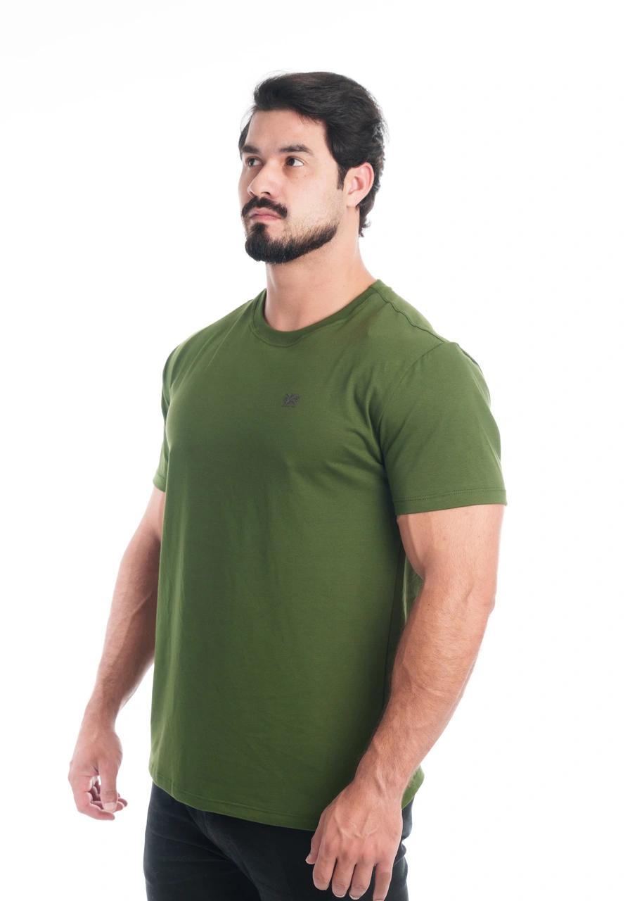 CAMISETA ALGODÃO VERDE BANDEIRA