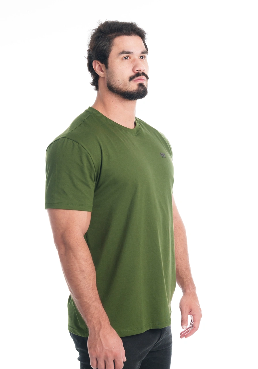 CAMISETA ALGODÃO VERDE BANDEIRA