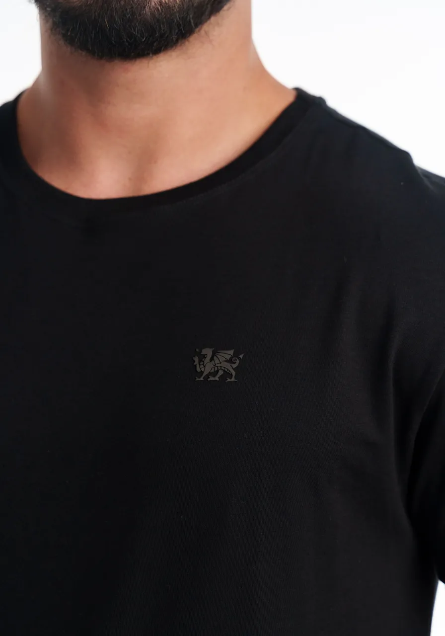 Camiseta Masculina Algodão Preta | Camboja Wear