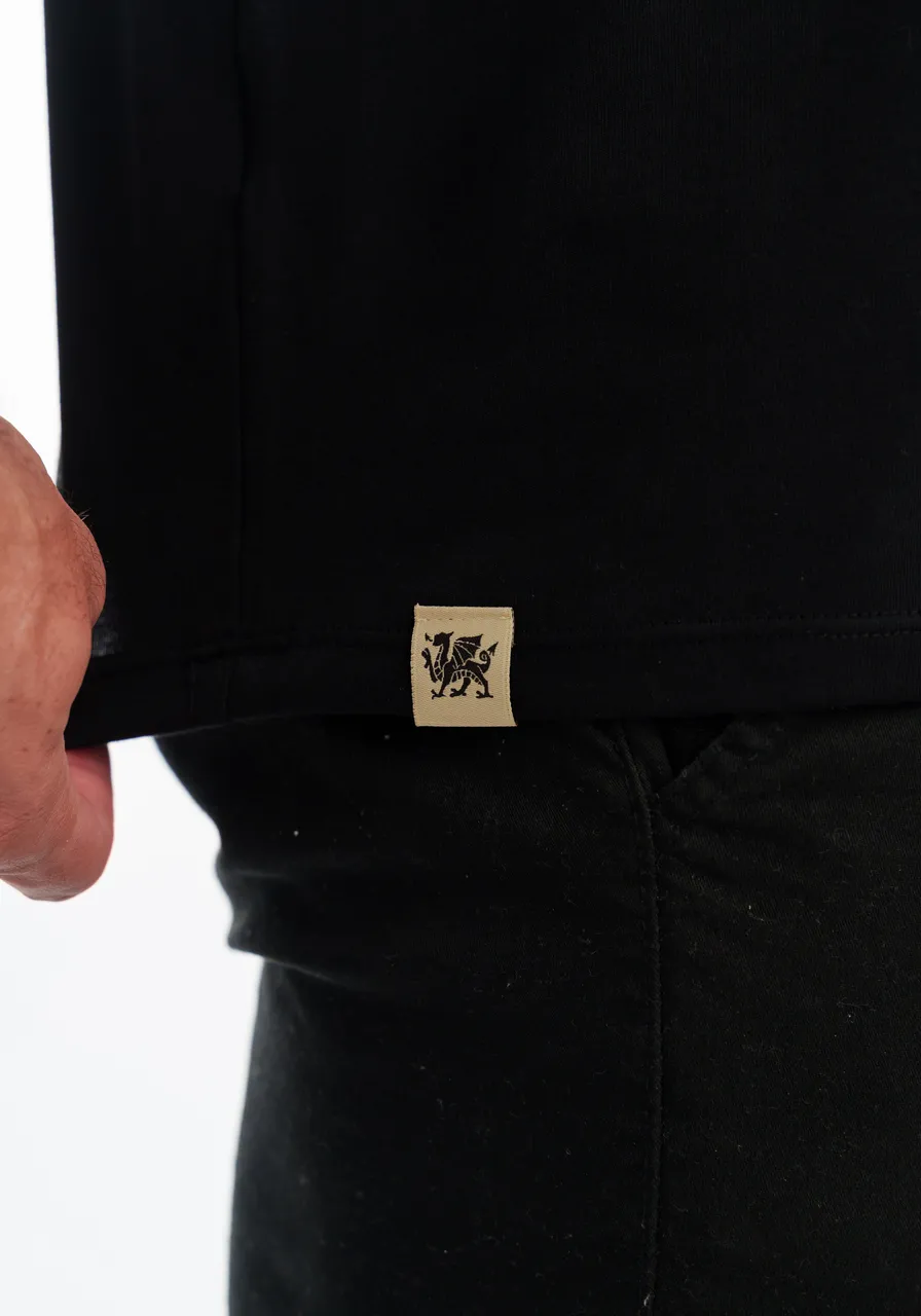 Camiseta Masculina Algodão Preta | Camboja Wear