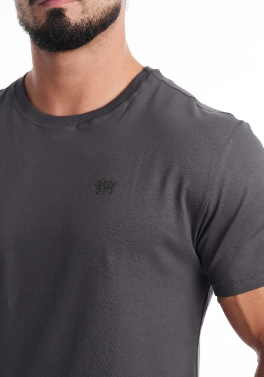 Camiseta Masculina Algodão Cinza | Camboja Wear