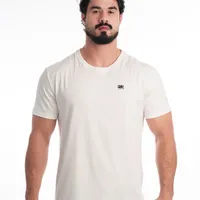 KIT CAMISETA PREMIUM BRANCA - AZUL-MARINHO - VERDE-BANDEIRA - imagem 4