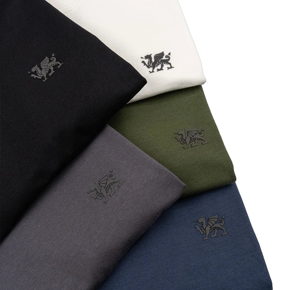 Camisetas Camboja Wear nas cores preta, off white, verde-bandeira, cinza e azul-marinho
