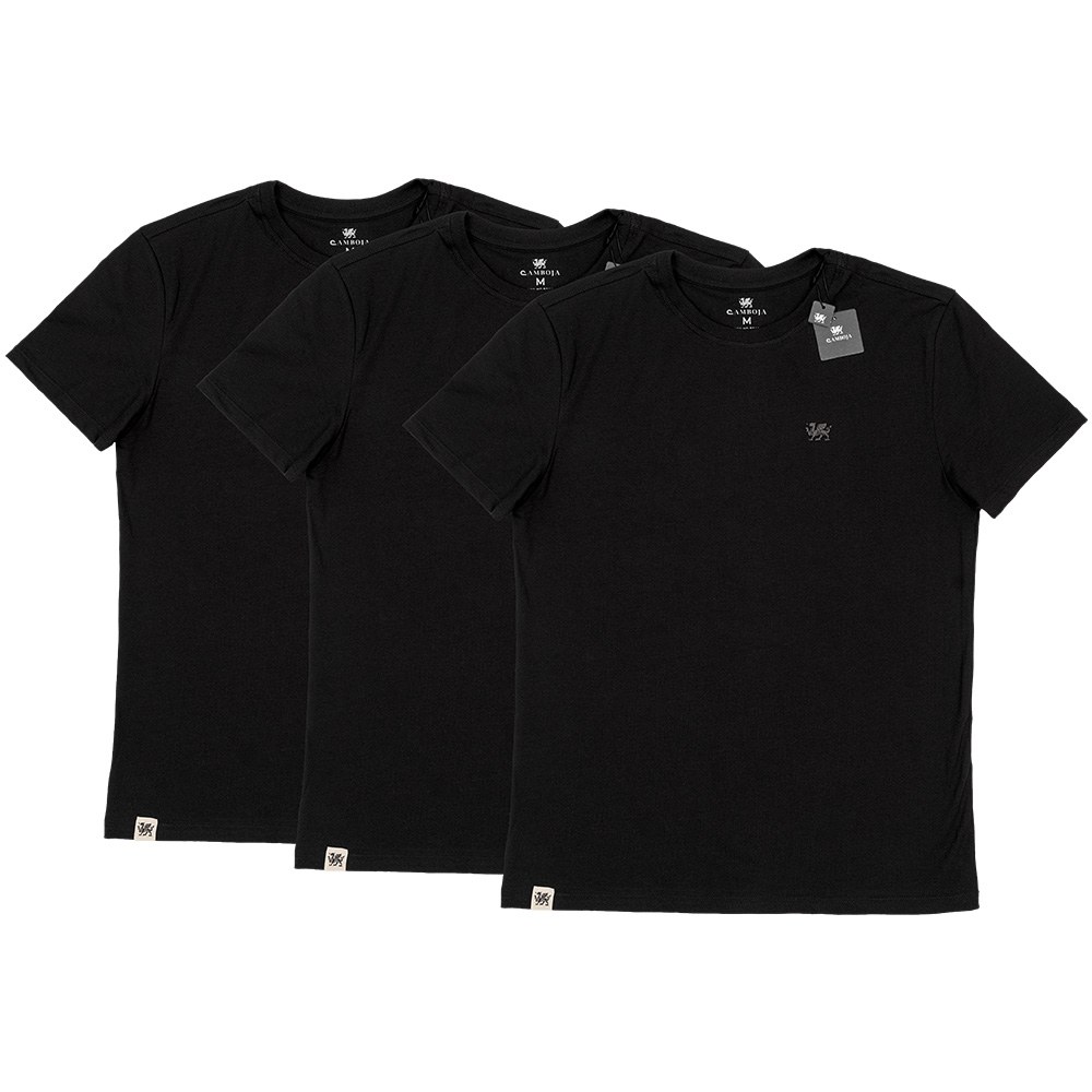 Kit 3 Camisetas Pretas Camboja Wear