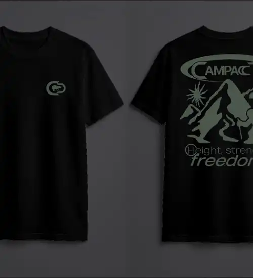 Camiseta Campact Height, Strength, Freedom