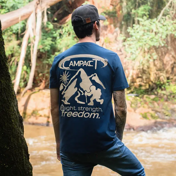 Camiseta Estampada Masculina Tríade do Cume — Campact Pro Outdoor