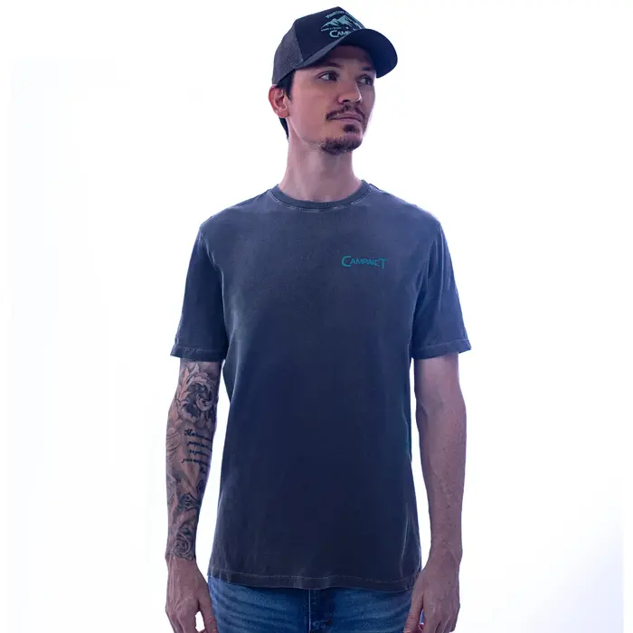 Camiseta Trekking Masculina Coordenadas do Horizonte — Campact Pro Outdoor