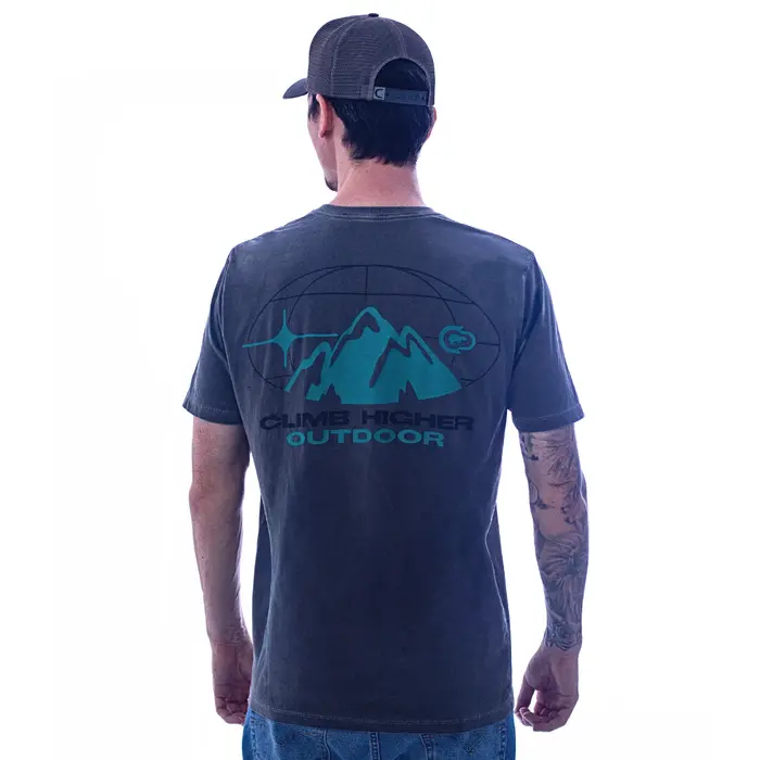 Camiseta Trekking Masculina Coordenadas do Horizonte — Campact Pro Outdoor