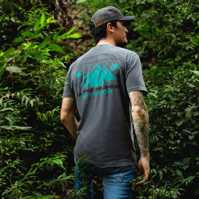 Camiseta Trekking Masculina Coordenadas do Horizonte — Campact Pro Outdoor