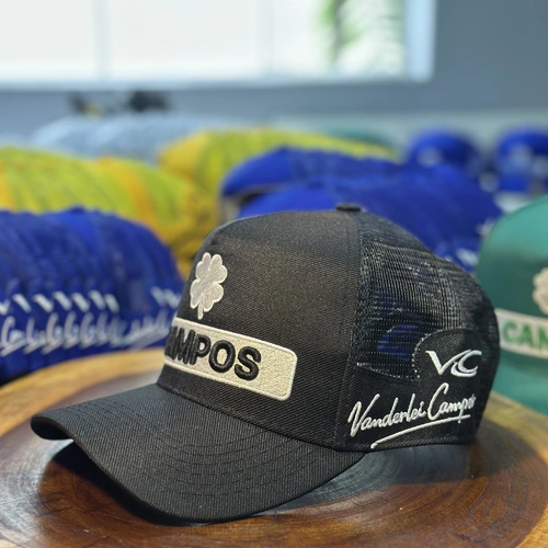 Boné CAMPOS Trabalho (Preto)