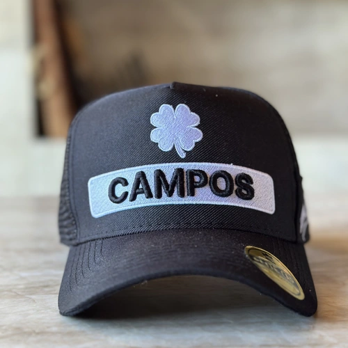 Boné CAMPOS Trabalho (Preto)