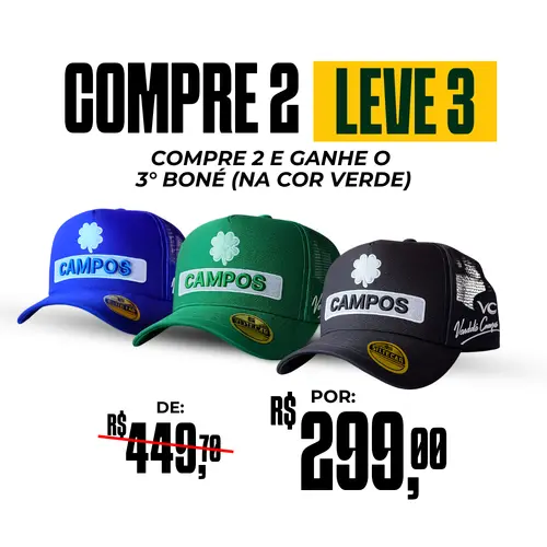 ( PROMOÇÃO) PAGUE 2 E LEVE 3 (O 3° NA COR VERDE)