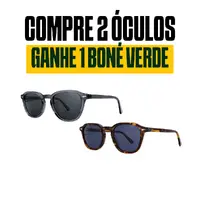 ( PROMOÇÃO) KIT COM 2 ÓCULOS E GANHE 1 BONÉ CAMPOS (VERDE) - imagem 1