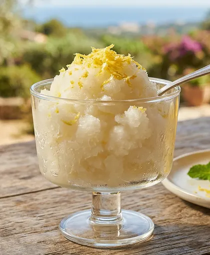 Sobremesa Fit: Sorbet de Cana e Limão Siciliano