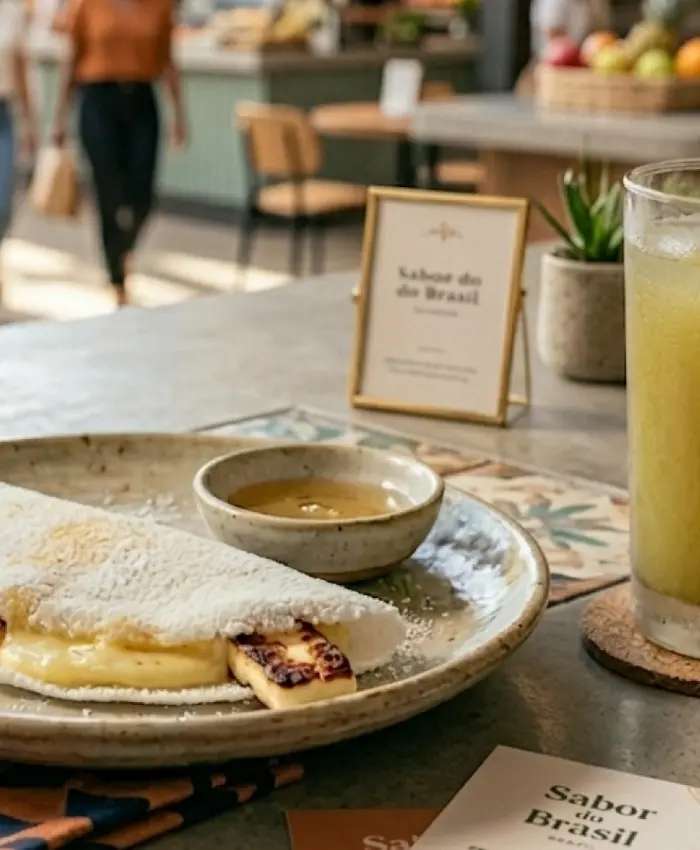 O Casamento Perfeito: Tapioca com Caldo de Cana