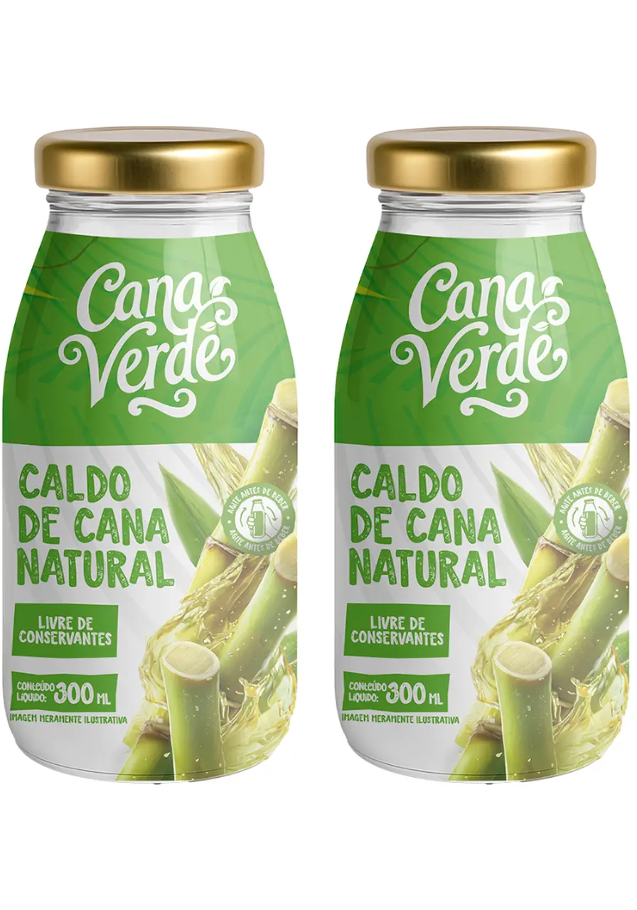 Combo 2x Caldo de Cana Natural 300ml