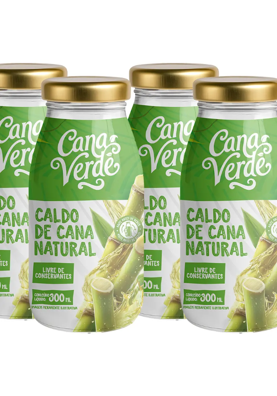 Combo 4x Caldo de Cana Natural 300ml