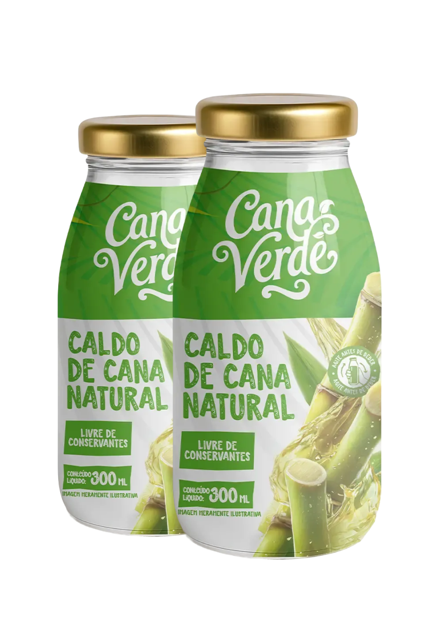 Kit 2 Caldo de Cana Natural - Cana Verde