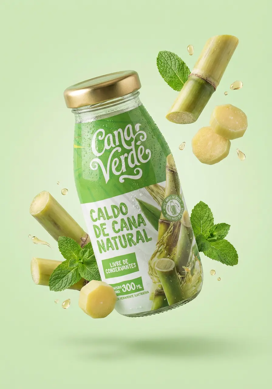 Combo 4x Caldo de Cana Natural 300ml | Cana Verde