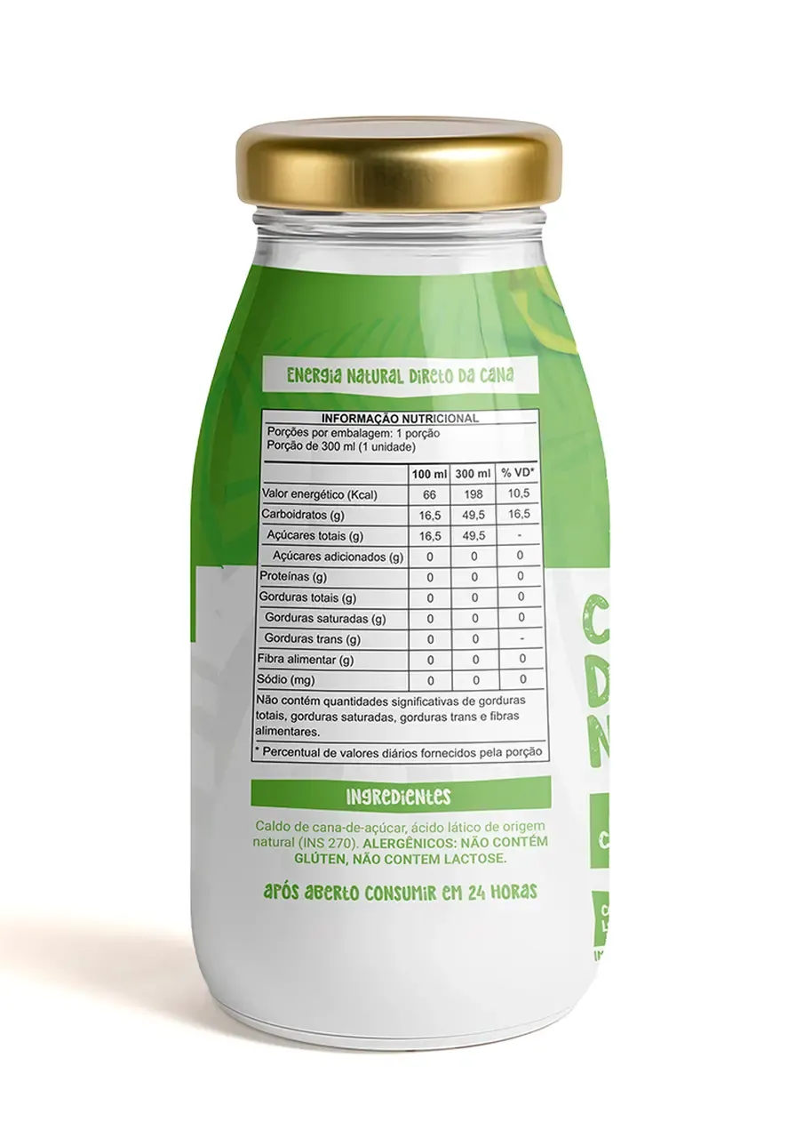 Combo 4x Caldo de Cana Natural 300ml | Cana Verde