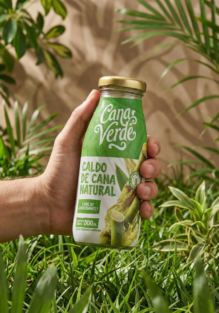 Caldo de Cana Natural 300ml Pasteurizado | Cana Verde