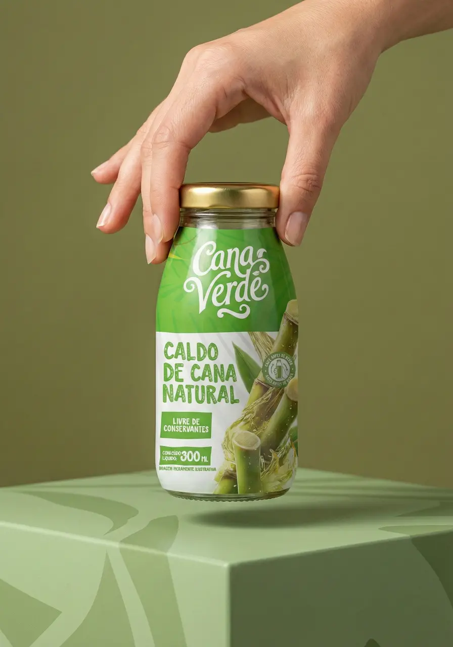 Caldo de Cana Natural 300ml Pasteurizado | Cana Verde