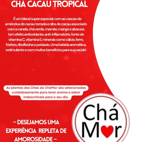 Blend - Cacau Tropical -Embalagem com 10 sachês
