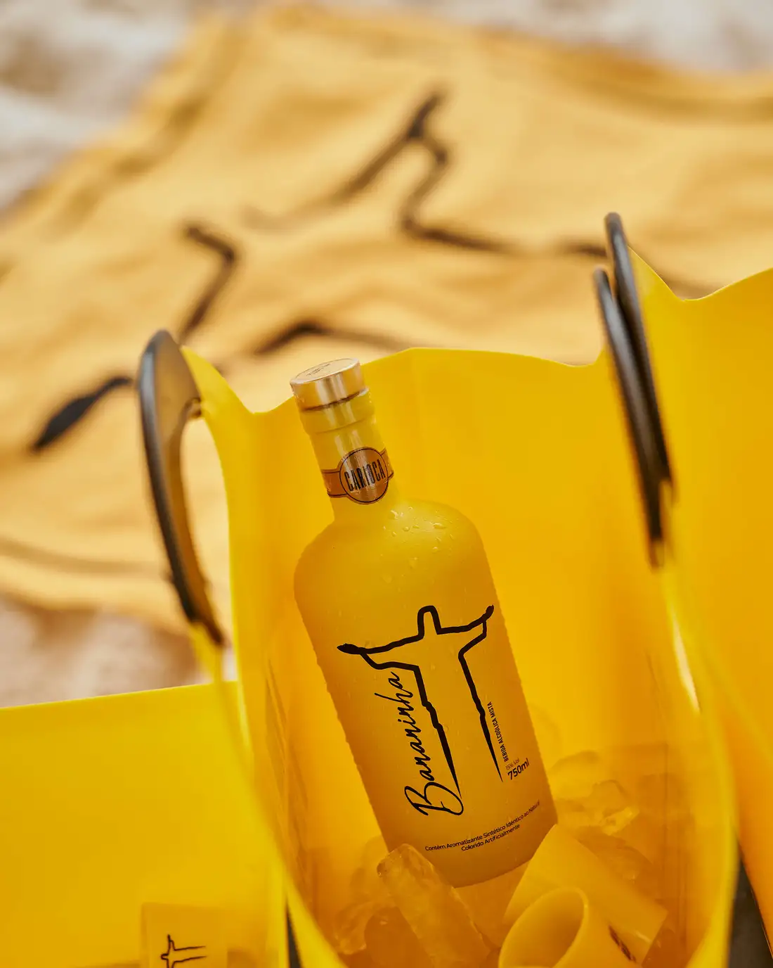 Bag de Plástico Para Bebida - Bananinha Carioca