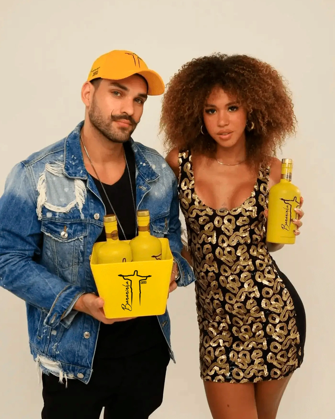 Balde de Plástico Para Bebida - Bananinha Carioca