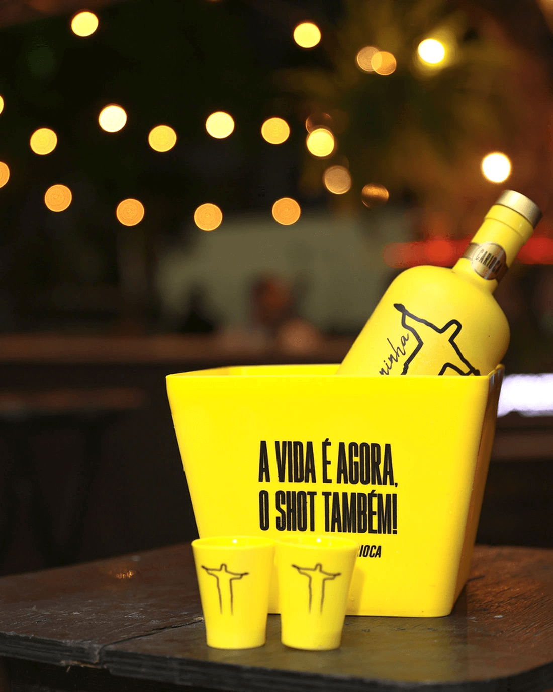 Balde de Plástico Para Bebida - Bananinha Carioca