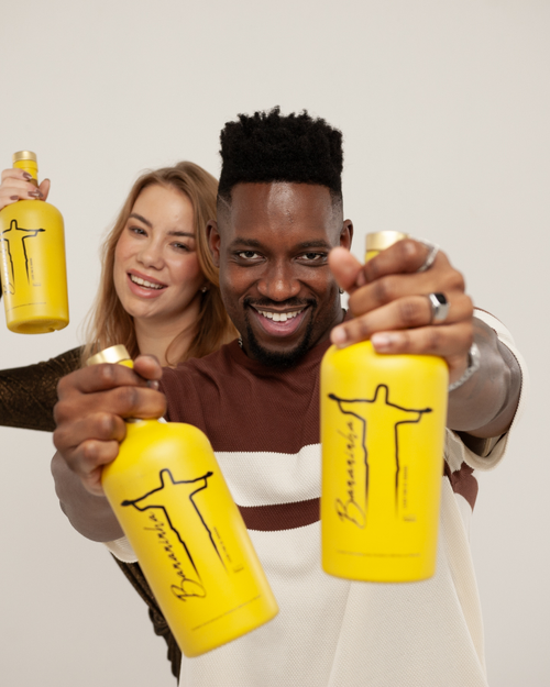 Kit 4 Garrafas Licor Fino de Banana - Bananinha Carioca