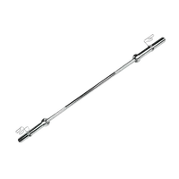 BARRA 1200mm OLÍMPICA  CROMADA RECATILHADA C/ BUCHA DE BRONZE - imagem 1