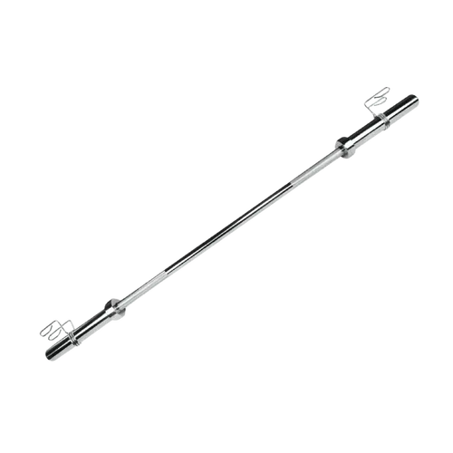 BARRA 1200mm OLÍMPICA  CROMADA RECATILHADA C/ BUCHA DE BRONZE