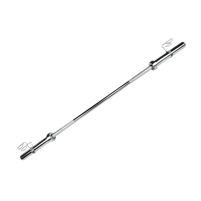 BARRA 1200mm OLÍMPICA  CROMADA RECATILHADA C/ BUCHA DE BRONZE