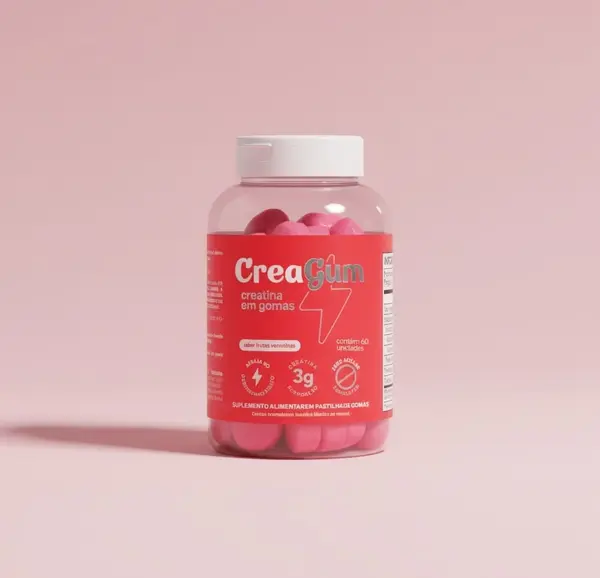 CREATINA CREAGUM - SABOR FRUTAS VERMELHAS