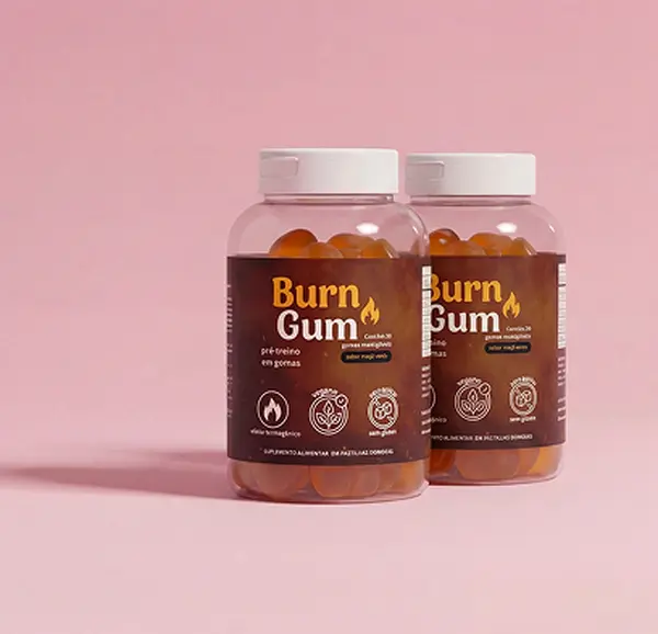 PRÉ TREINO BURNGUM - SABOR FRUTAS VERMELHAS (KIT 2UND)