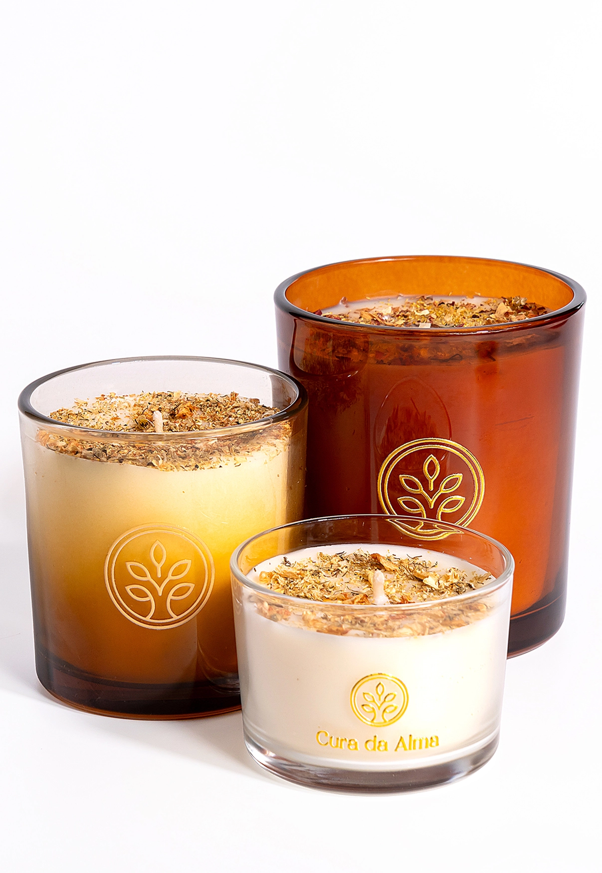 Vela Aromática Romã & Maçã 190g | Abundância, Presença e Propósito | Cura da Alma