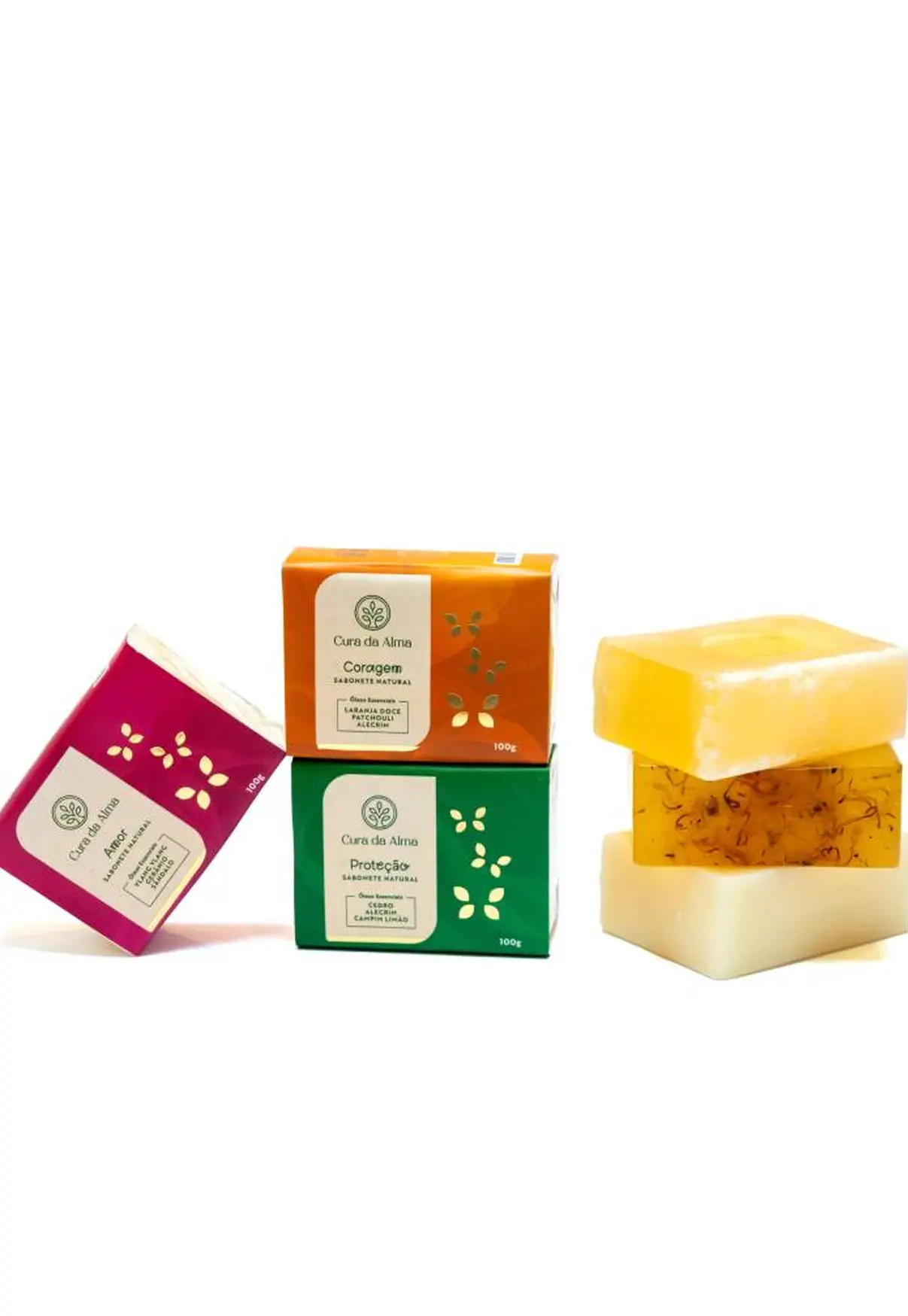Sabonete Natural CORAGEM | Energia, Foco e Autoconfiança | Cura da Alma