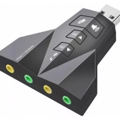 Adaptador placa de som usb Knup Hb-t65