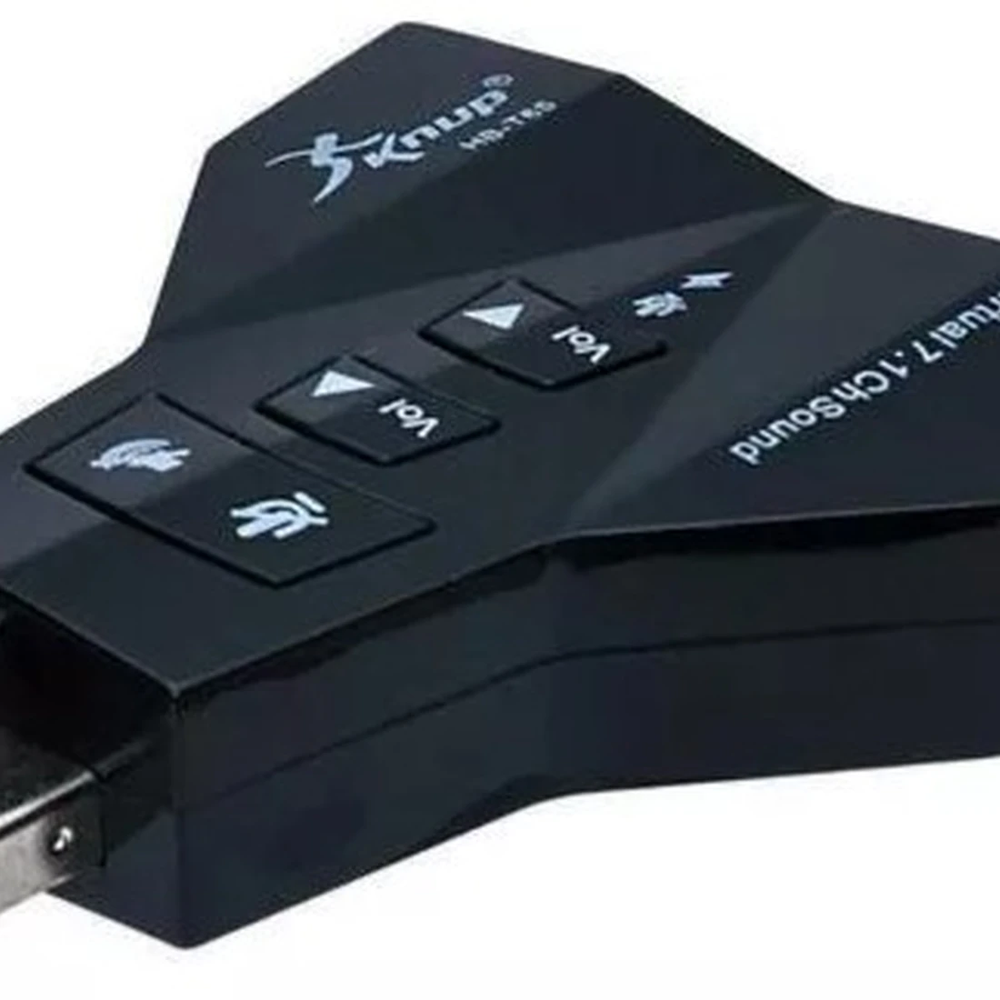 Adaptador placa de som usb Knup Hb-t65 - imagem 4