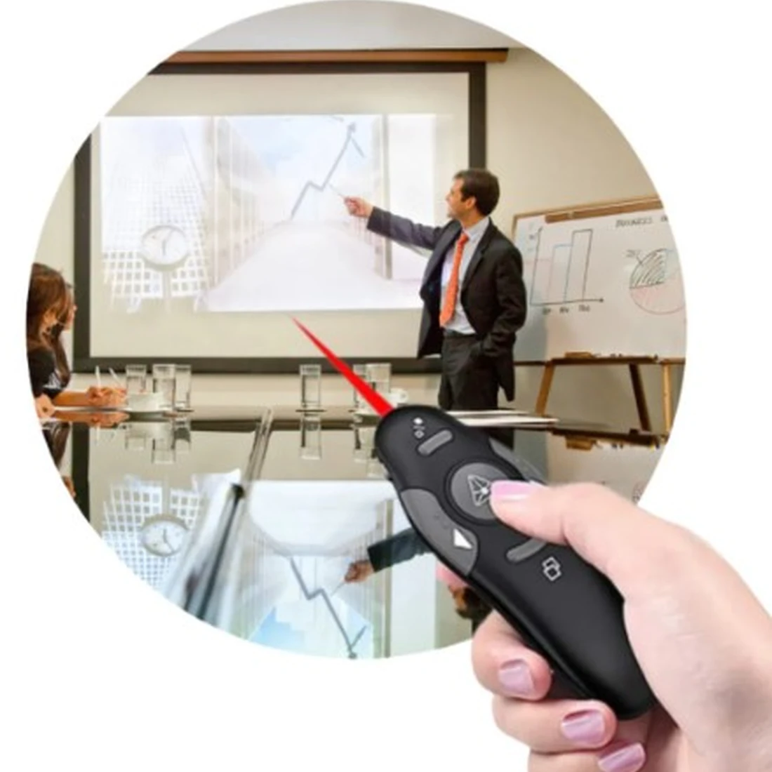 Apresentador De Slides Laser Pointer Exbom Lpt-8 - imagem 1