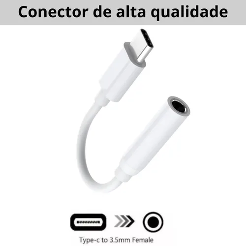 Cabo Adaptador Tipo C x P2 3.5mm ZJT-TC-3.5-02-s