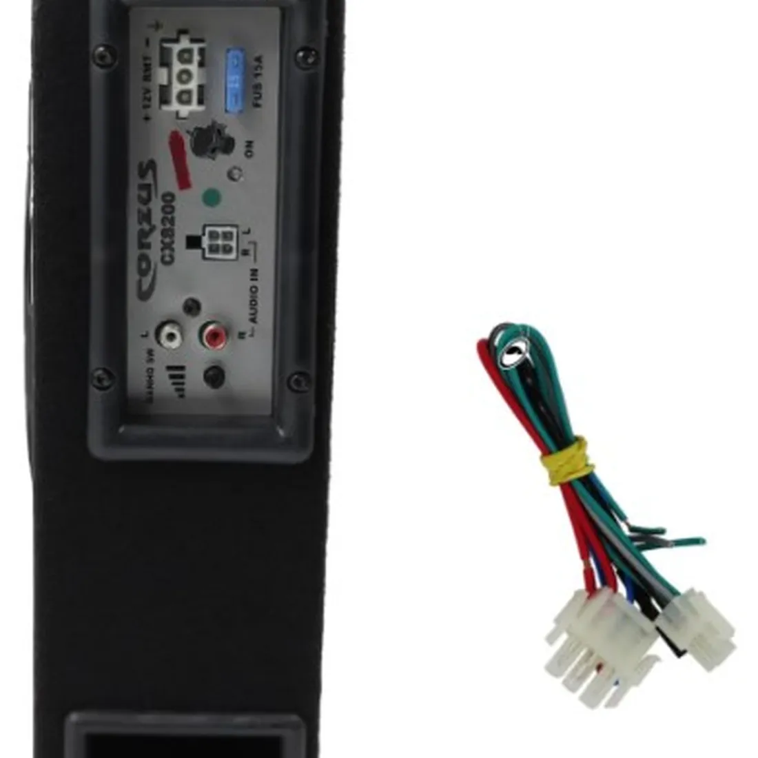 Caixa Corzus Cxms 200 Amplificada Auto Mini Slim 8 Pol 200w