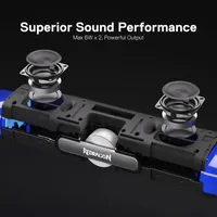 Caixa De Som Gamer Redragon Dora Gs512 Rgb Bluetooth Stereo Preto - imagem 5