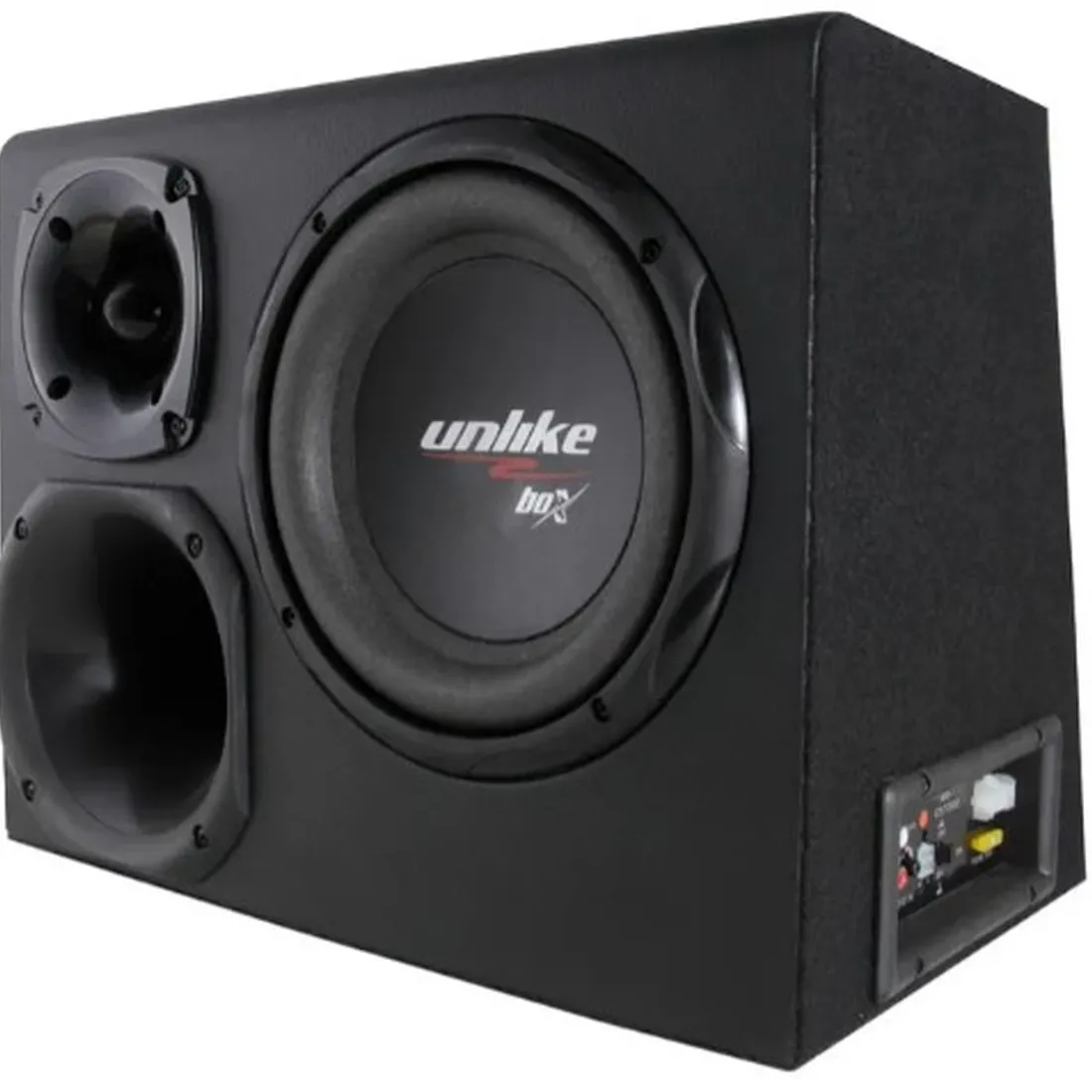 Caixa Trio Amplificada Unlike Unb8t400 400wrms 8pol Dutada