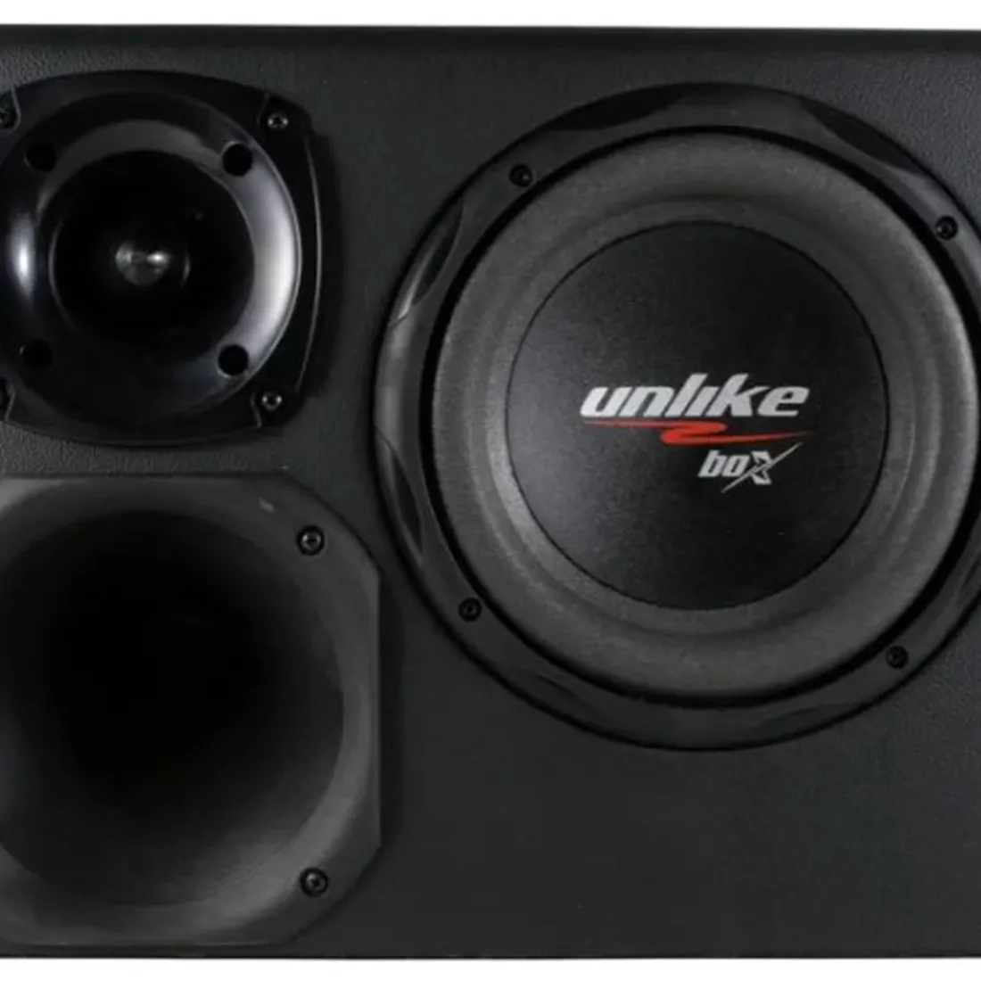 Caixa Trio Amplificada Unlike Unb8t400 400wrms 8pol Dutada